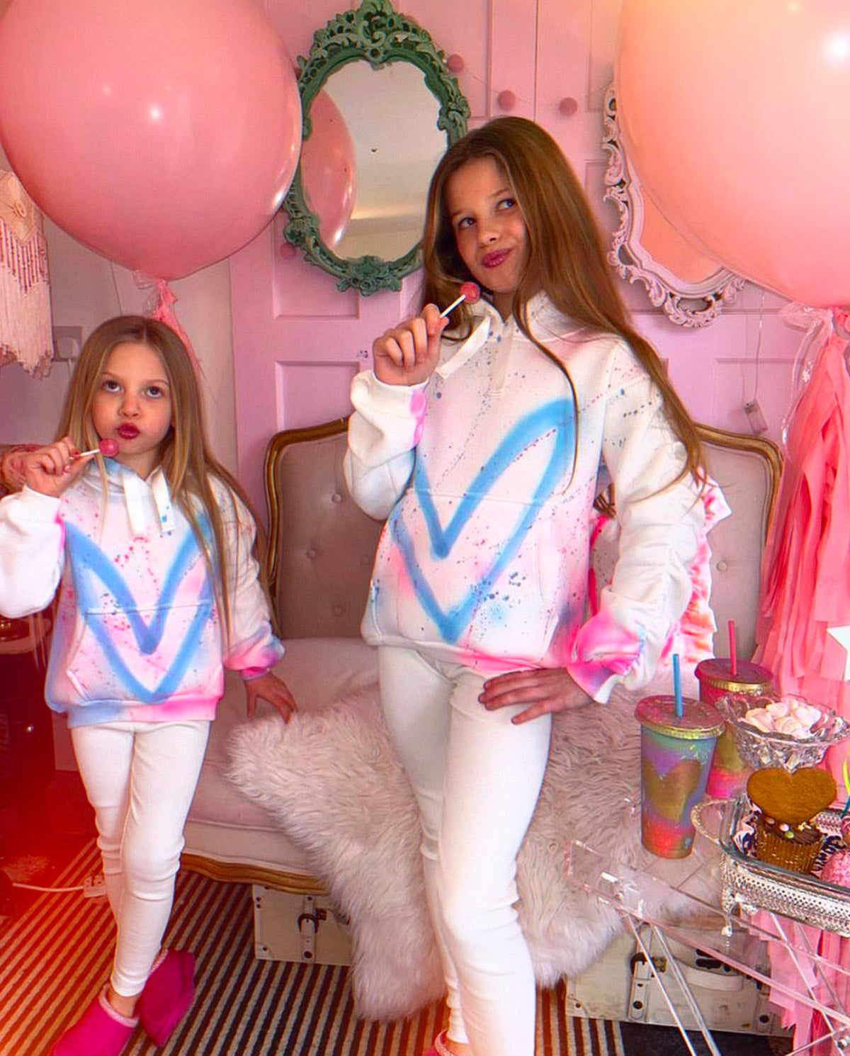 Kids hoodie set 💘✨🎀