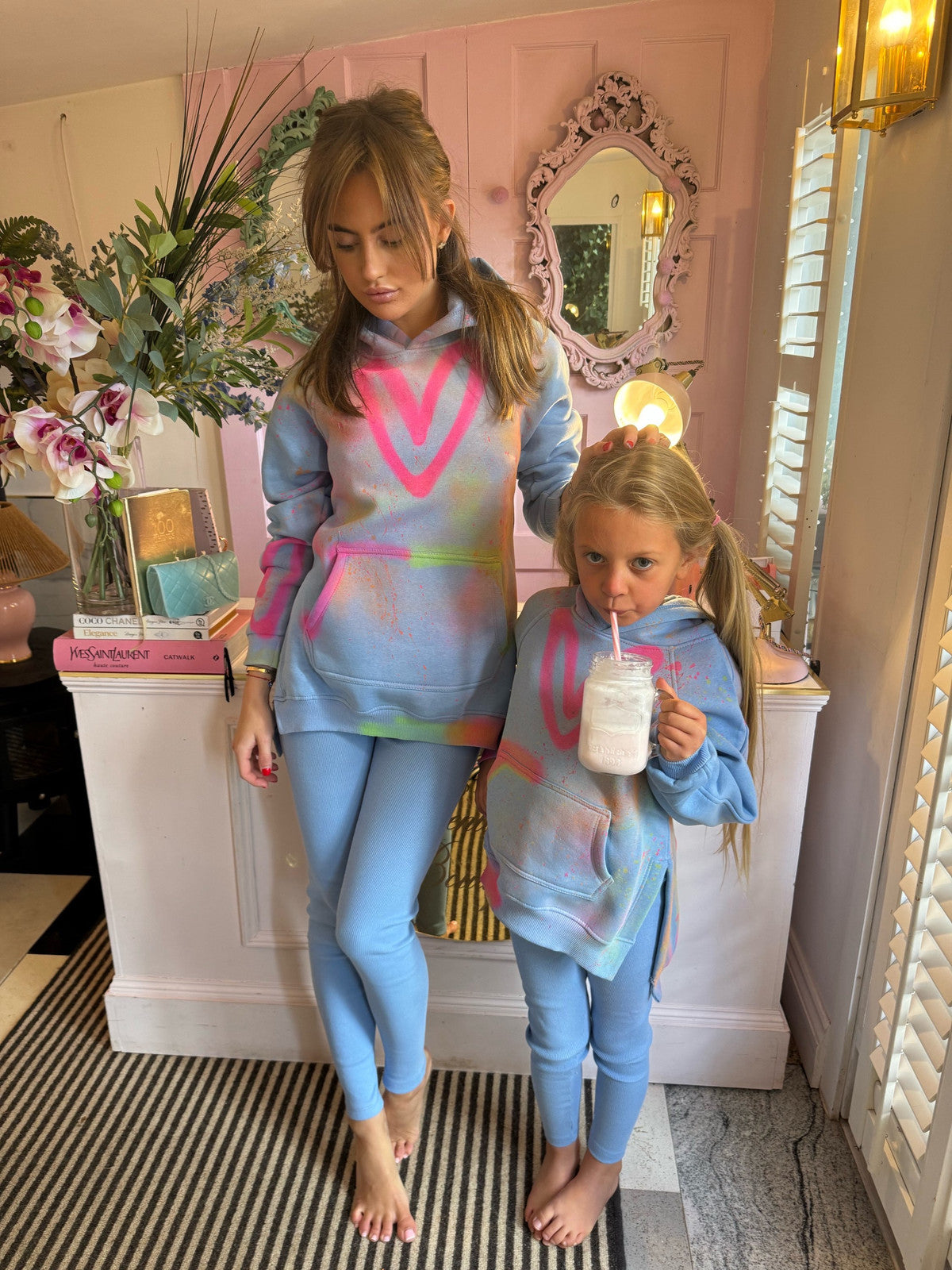 Children’s blue hoodie set 💘