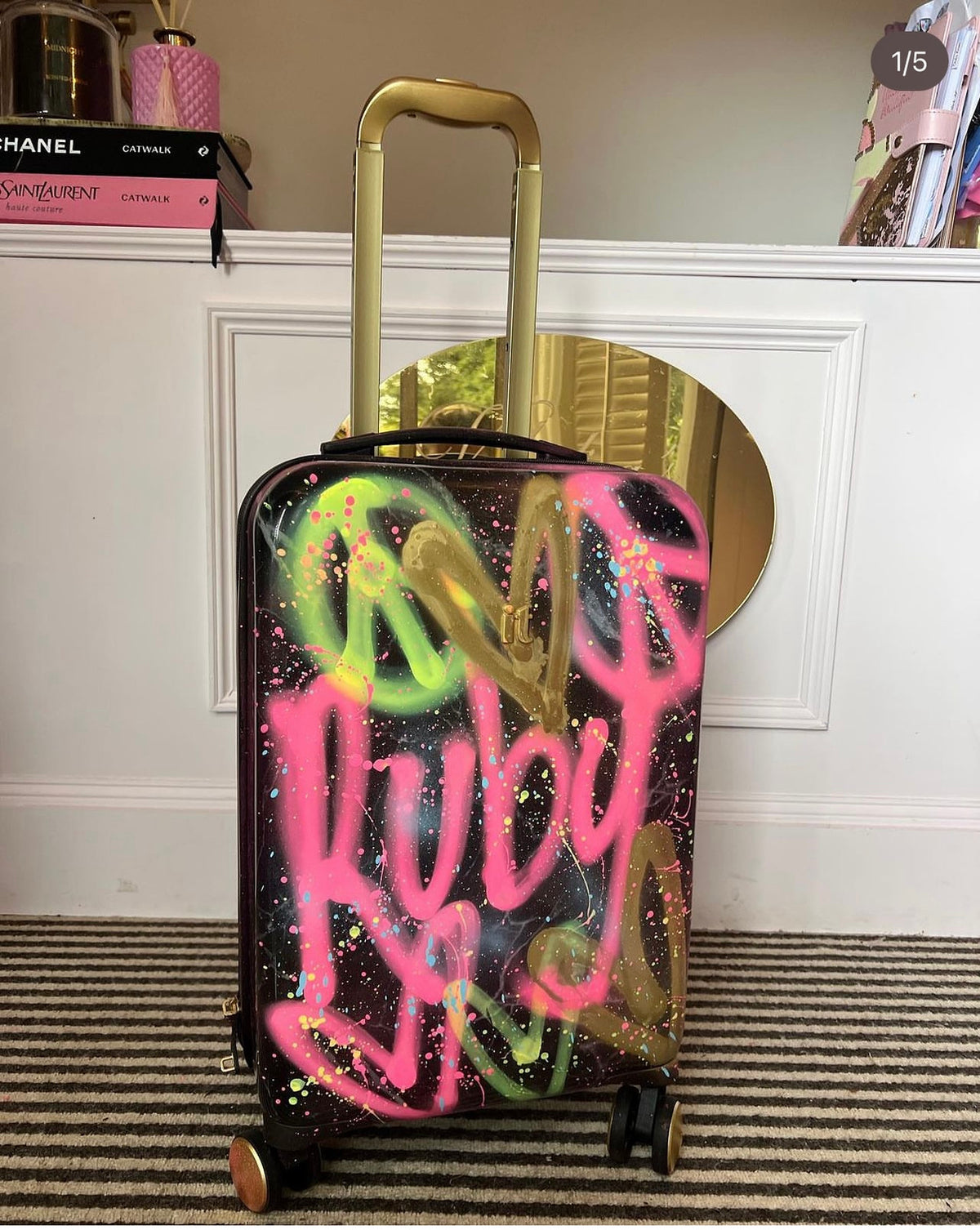 Black & Gold hand luggage🖤💗