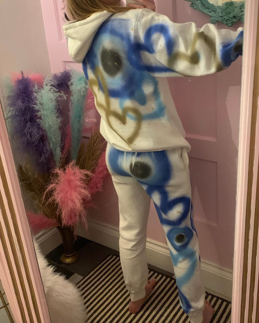 Evil eye Graffiti tracksuit 💙✨