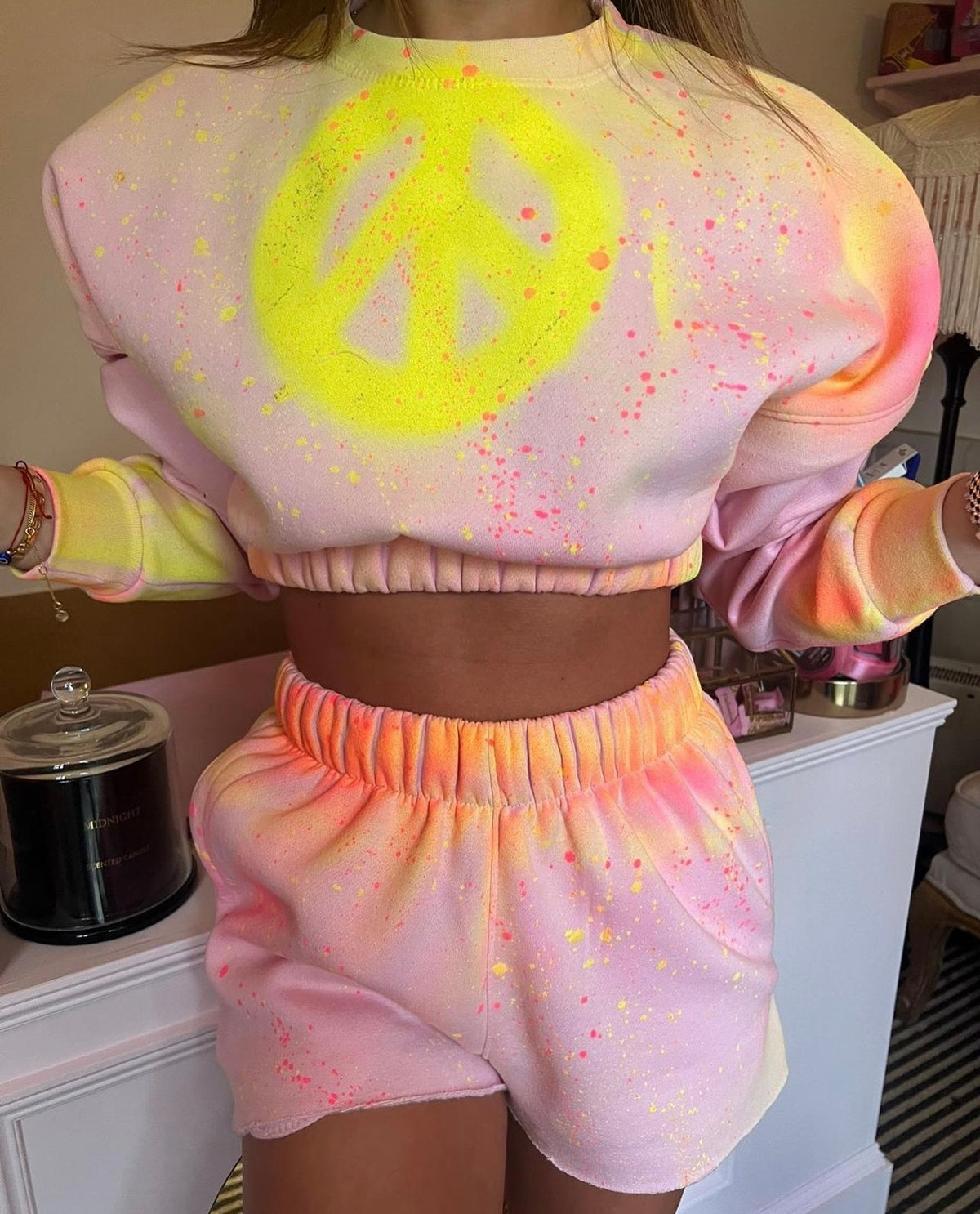 ☮️ short set with hood