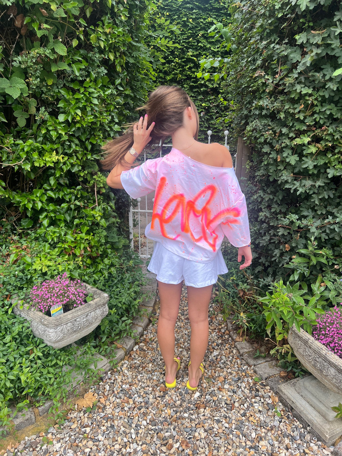 Off the shoulder short set 💗