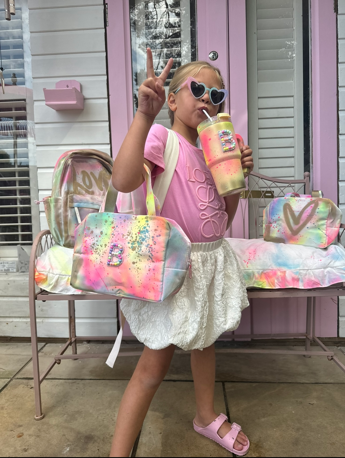 Personalised letter lunch bag 🎀💘✨