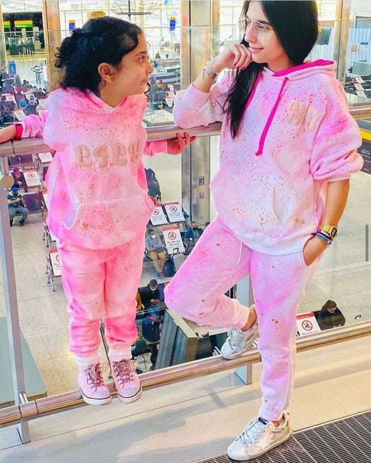 Pink Spray Me Love Tracksuit