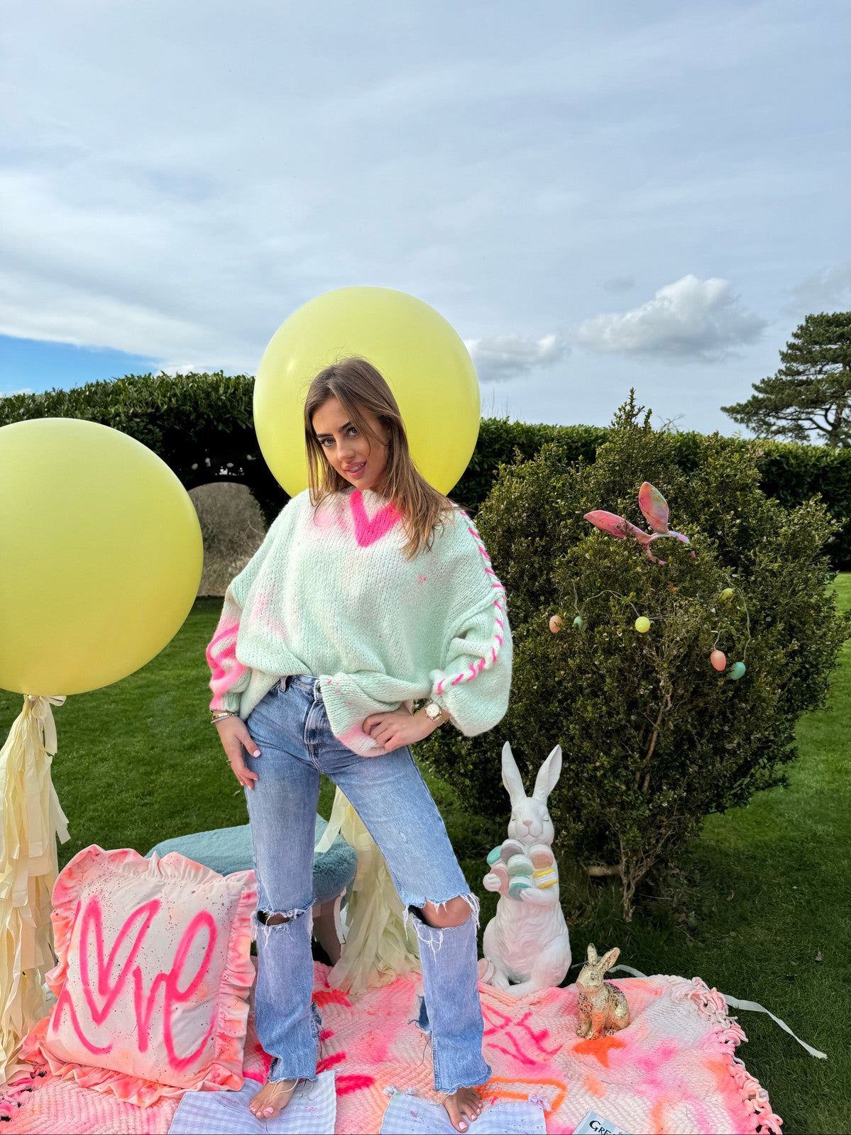 Mint knitted jumpers