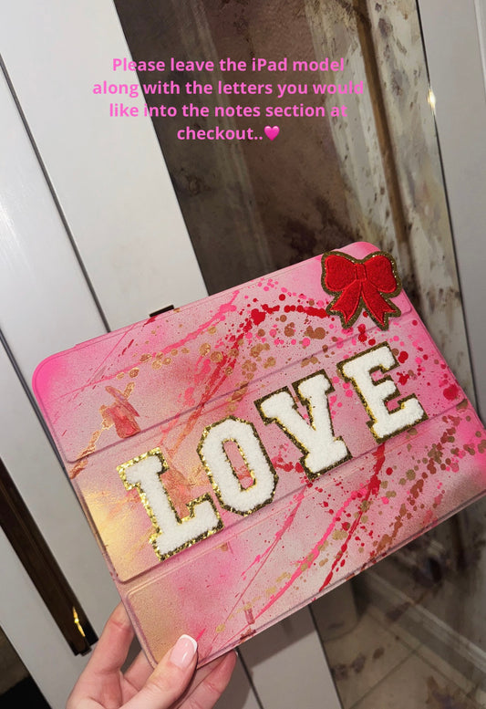 iPad cases ♥️ 3 letters