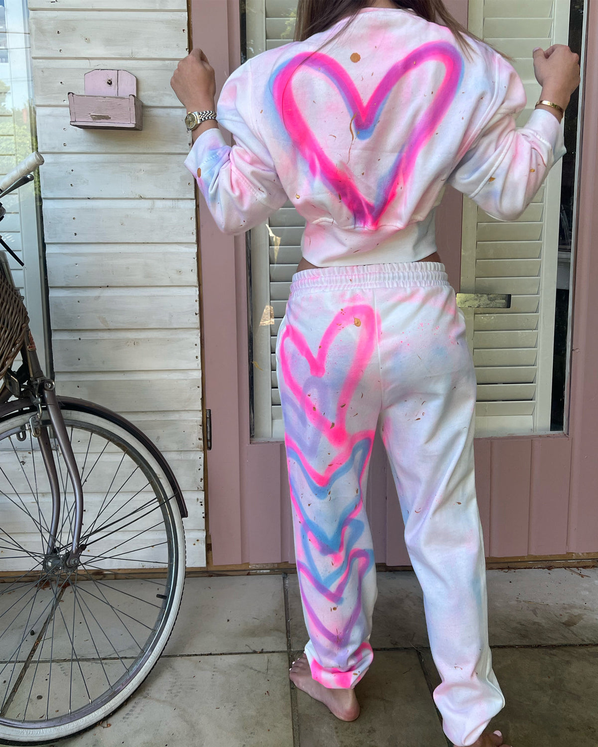Spray me love CROPPED Tracksuits 💗🫶🏻✨