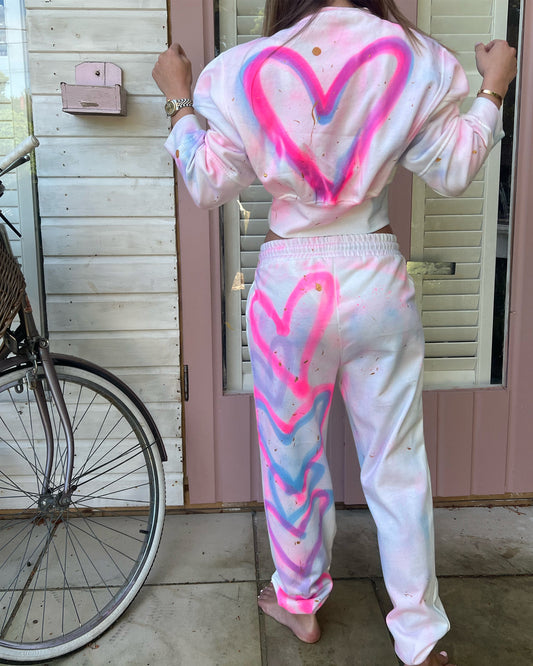 Spray me love CROPPED Tracksuits 💗🫶🏻✨