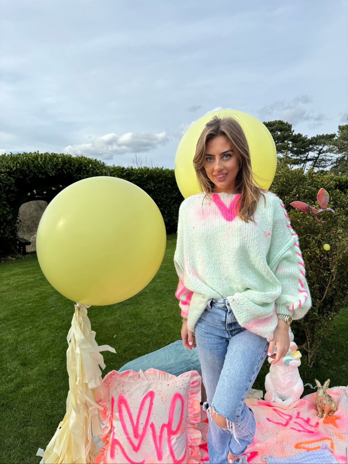 Mint knitted jumpers