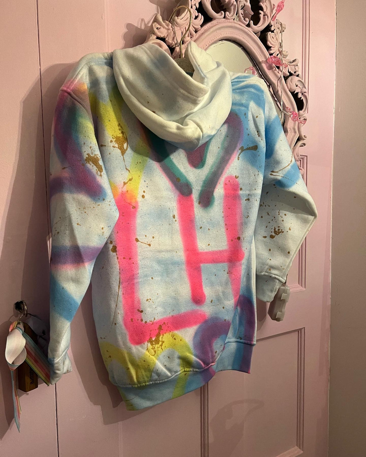 Kids personalised hoodies 💗✌🏽💙