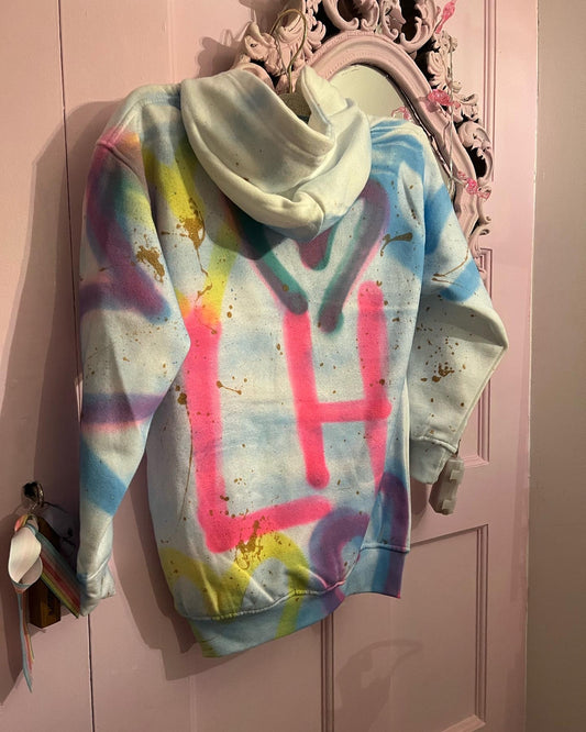 Kids personalised hoodies 💗✌🏽💙
