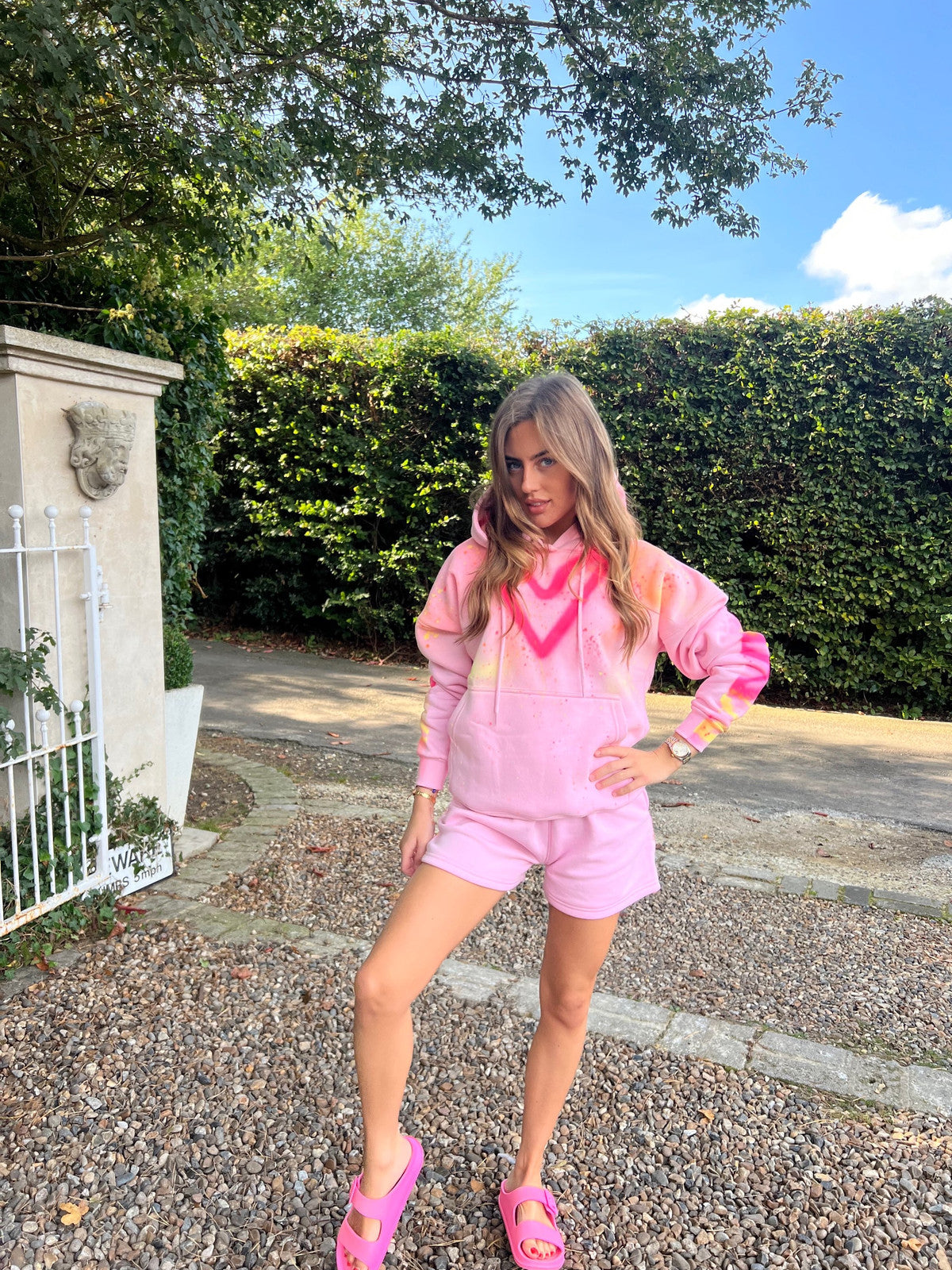 Baby pink short sets 💗😍