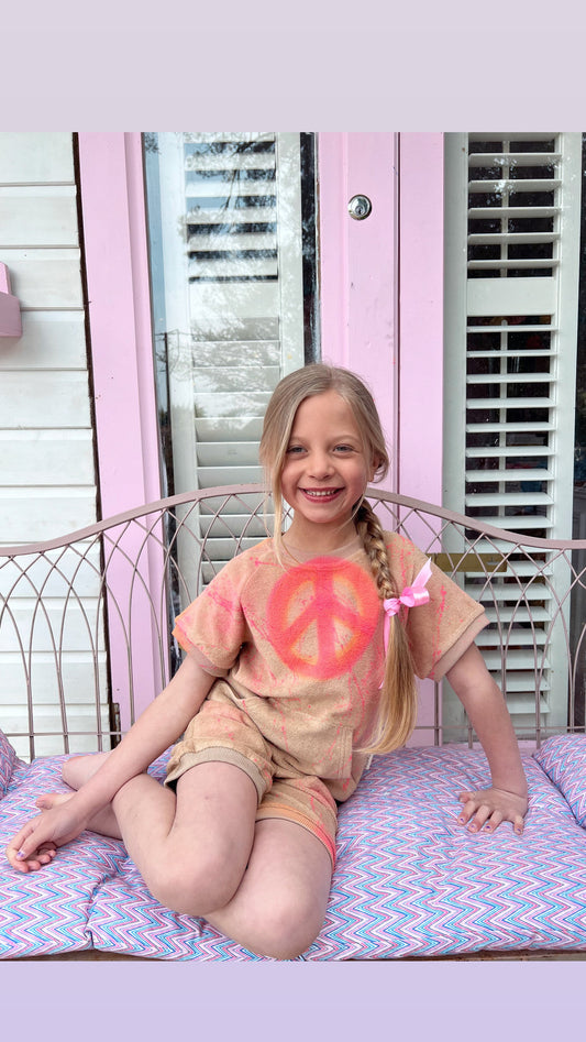 Tan toweling children’s sets 🧡