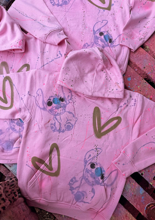Stich children’s hoodies 💘💜