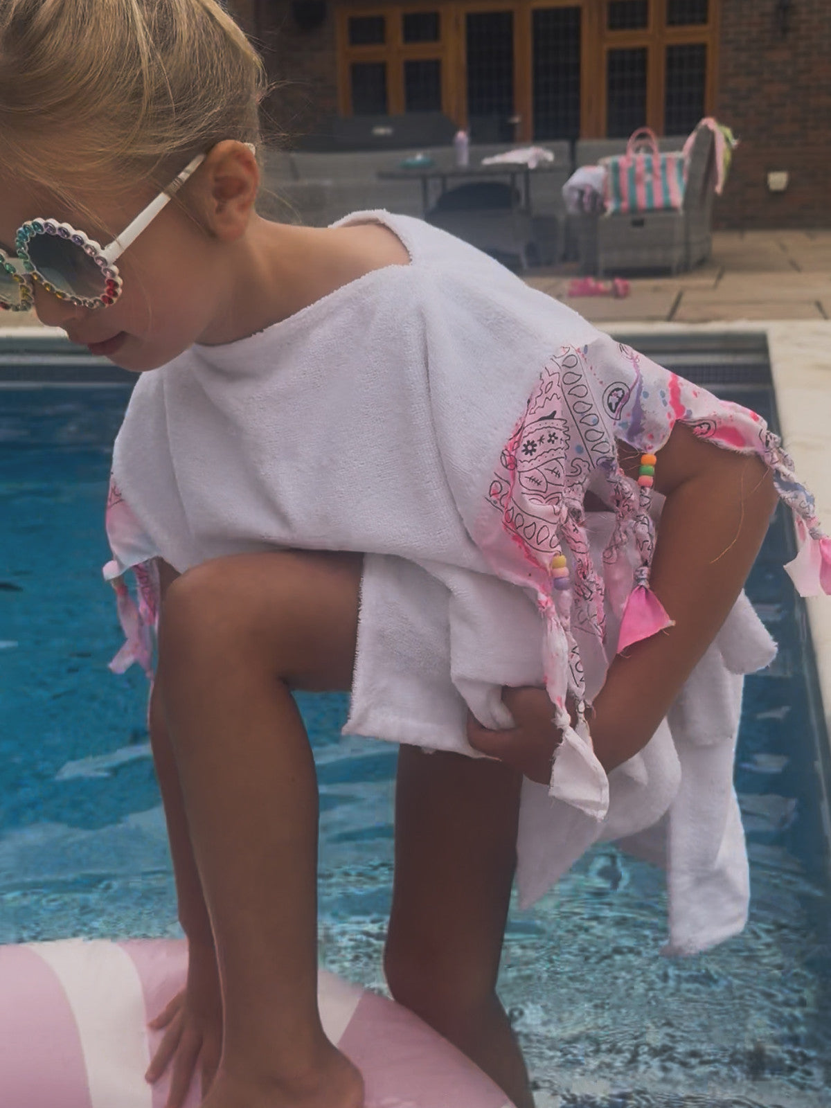 Children’s bandanna poncho 💗