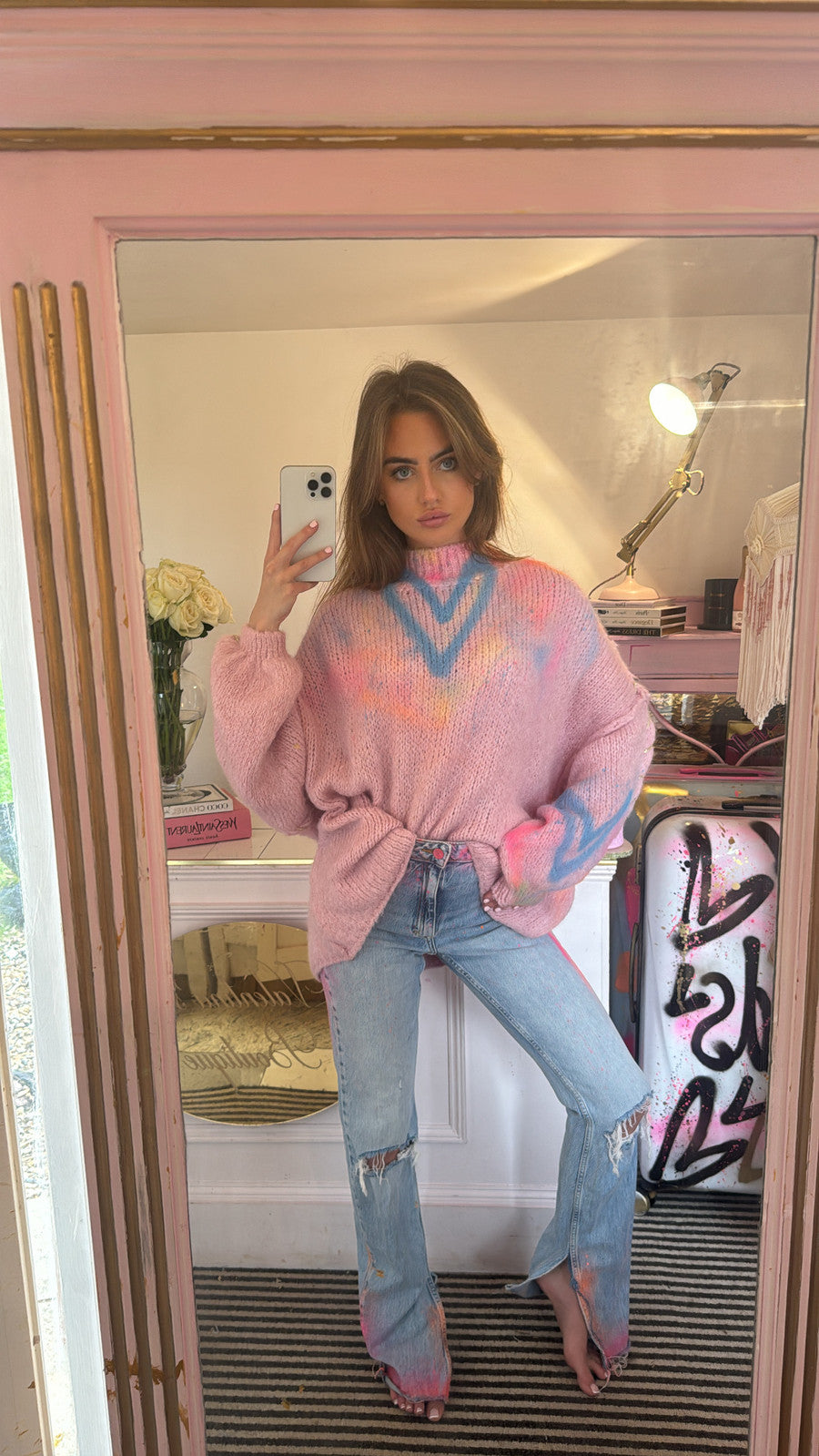 Pink kintted  jumpers 💘