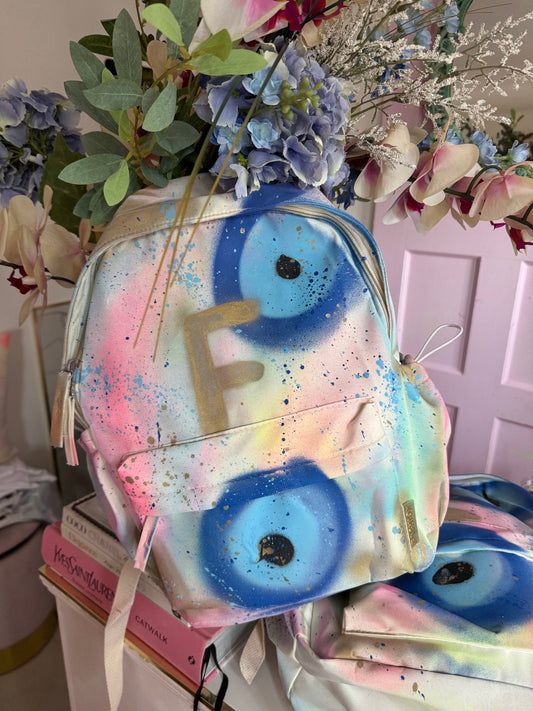 Evil eye rucksacks 😍🧿🩵✨💗