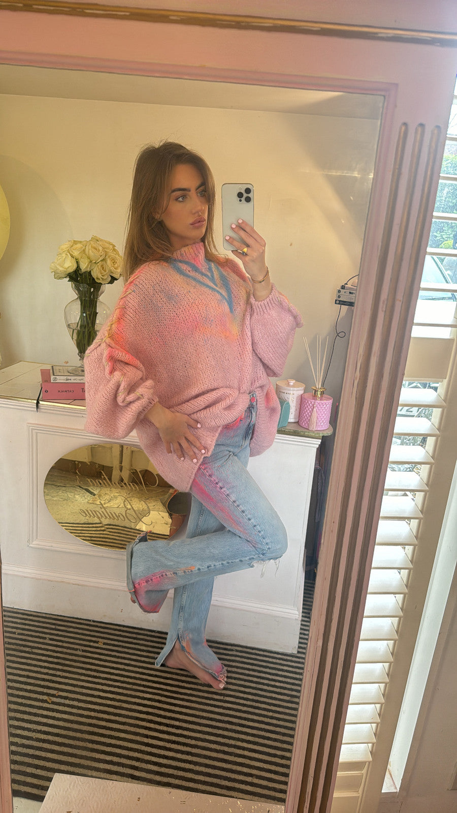 Pink kintted  jumpers 💘