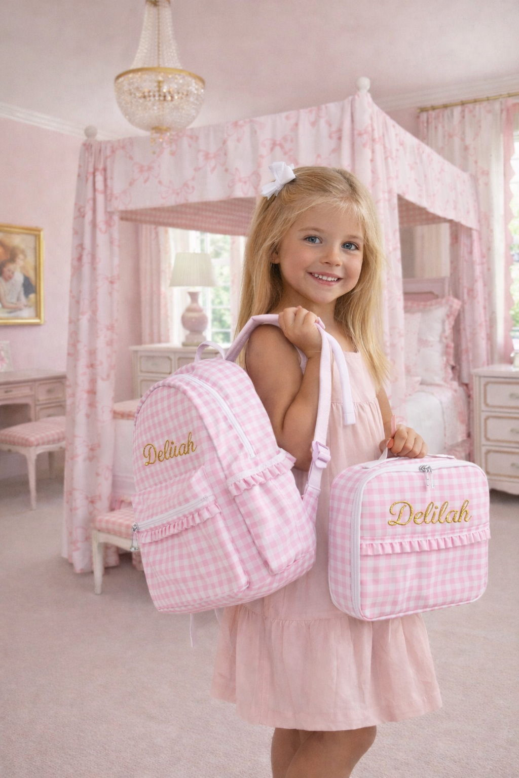 Girls rucksack & matching lunch Box’s 💗✨