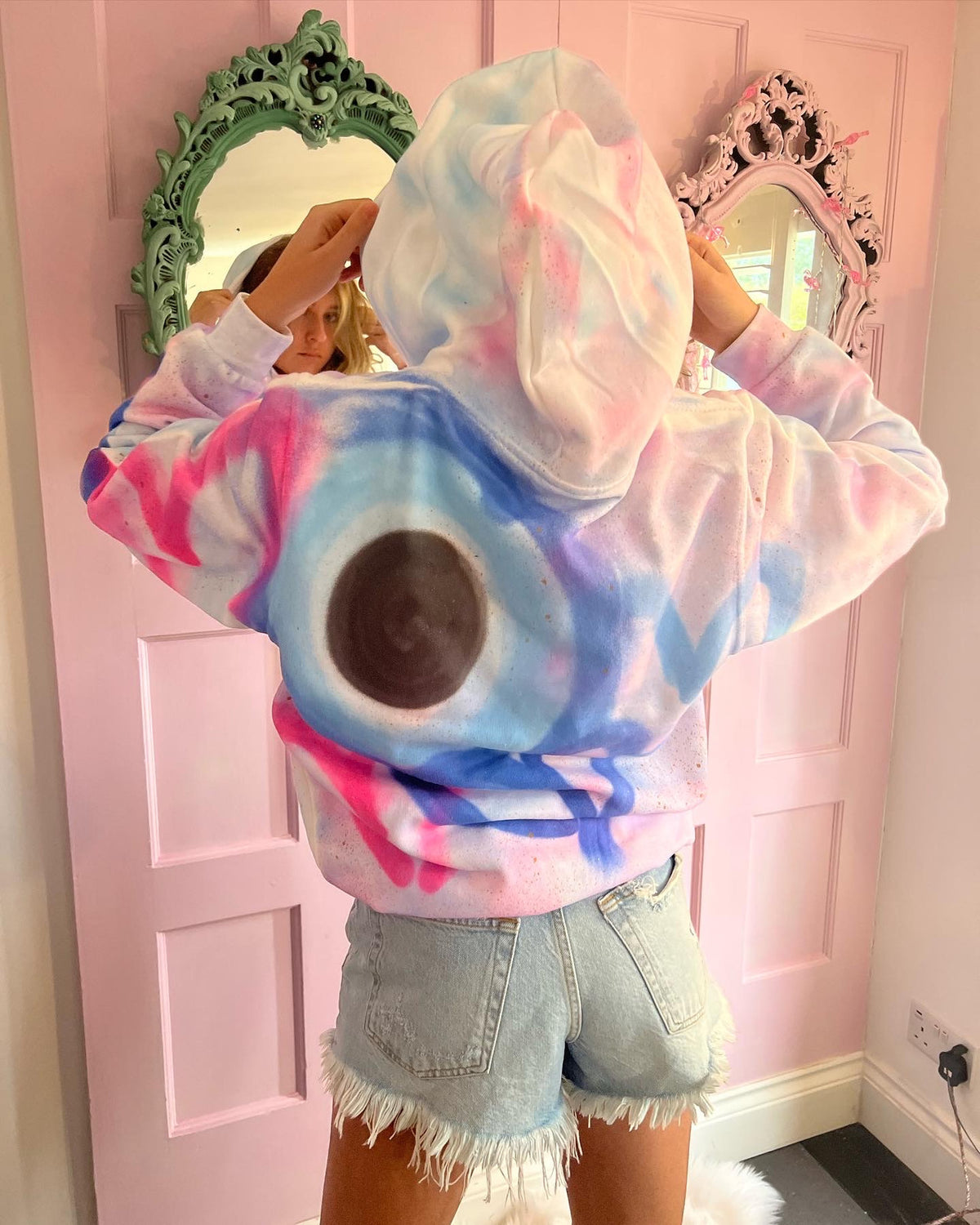 Candy evil eye hoodie 💜💗💜
