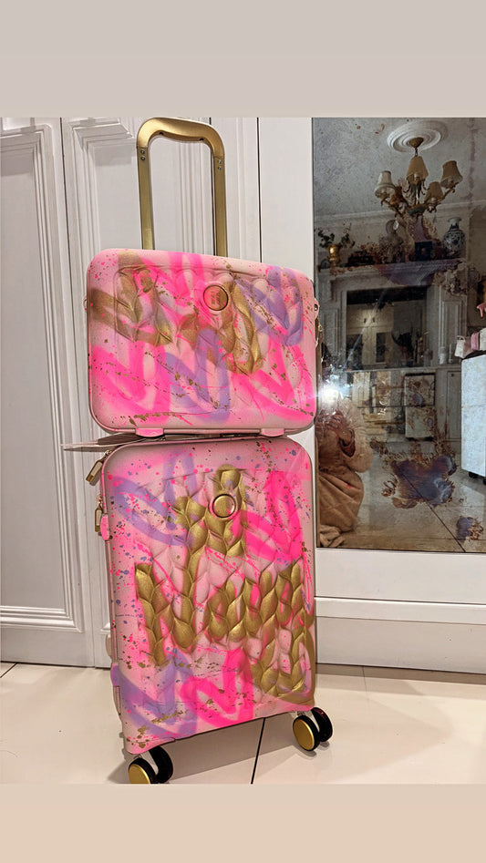 Hand luggage suitcase 💘