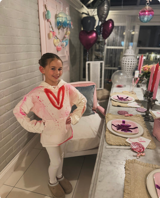 Children’s ruched hoodie & leggings ❤️‍🔥