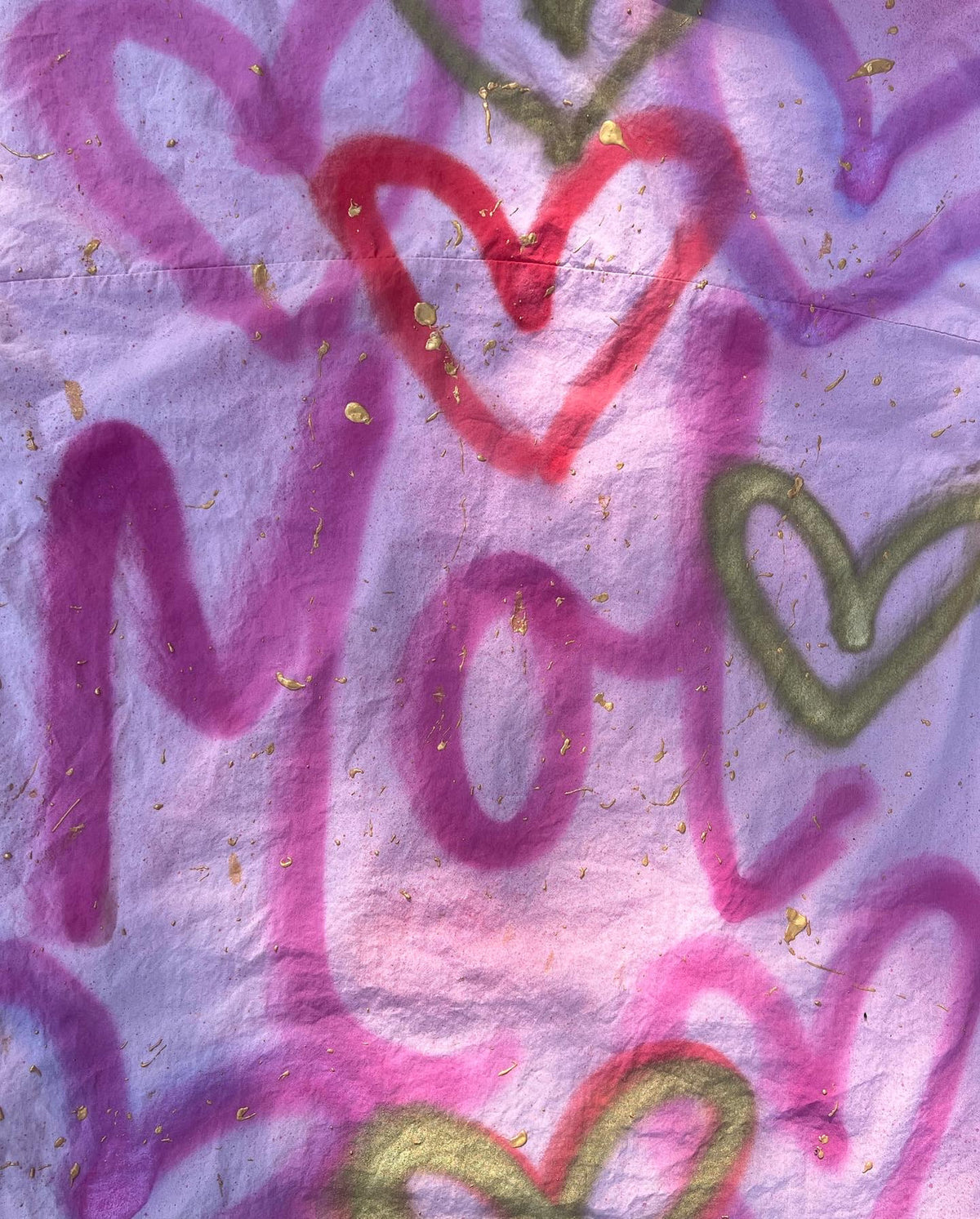 Baby pink spray me love shirts