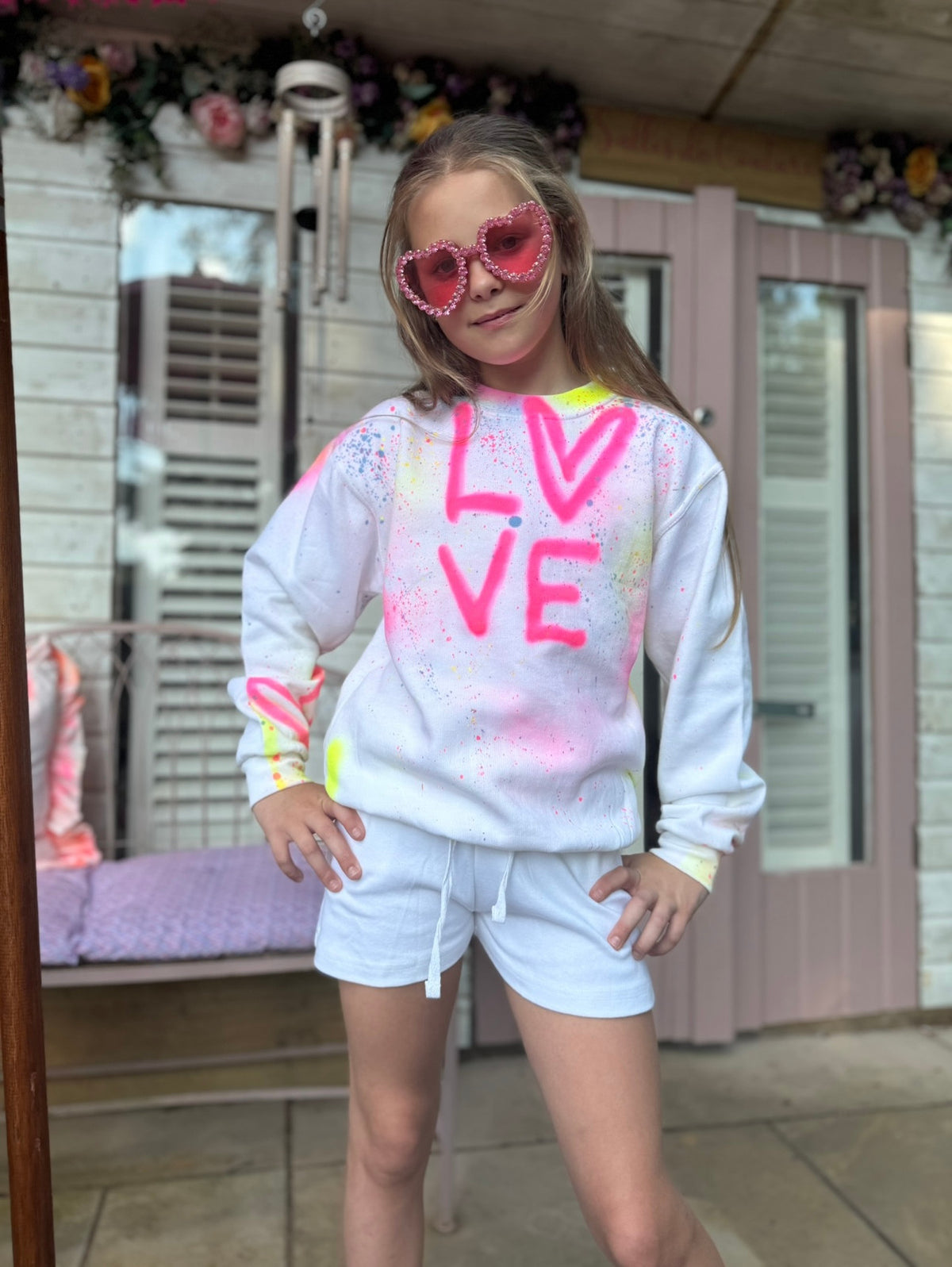 L💘VE short set