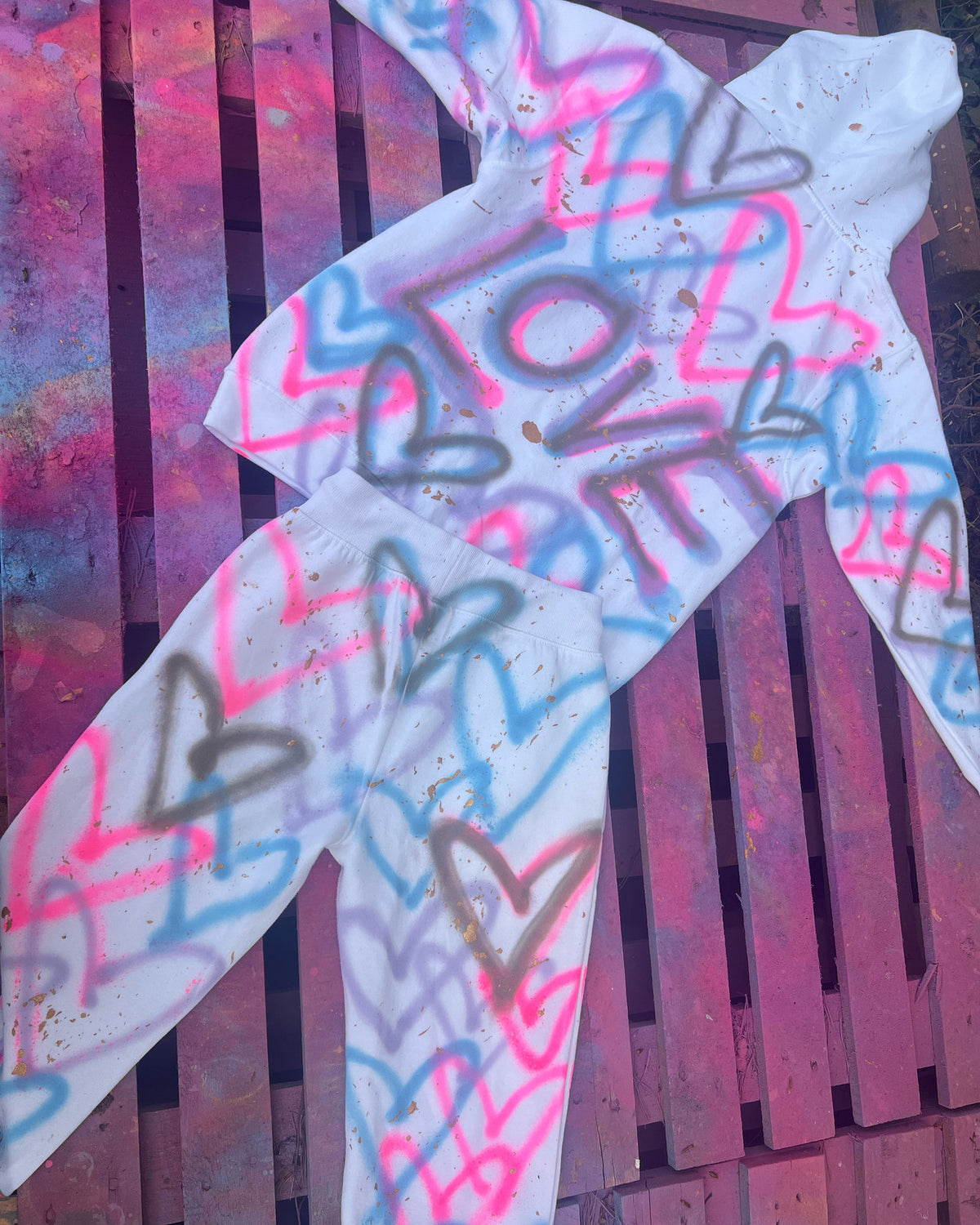 Candy love tracksuit 💗💙