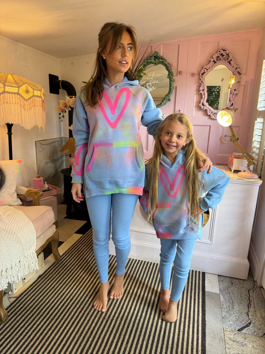 Children’s blue hoodie set 💘