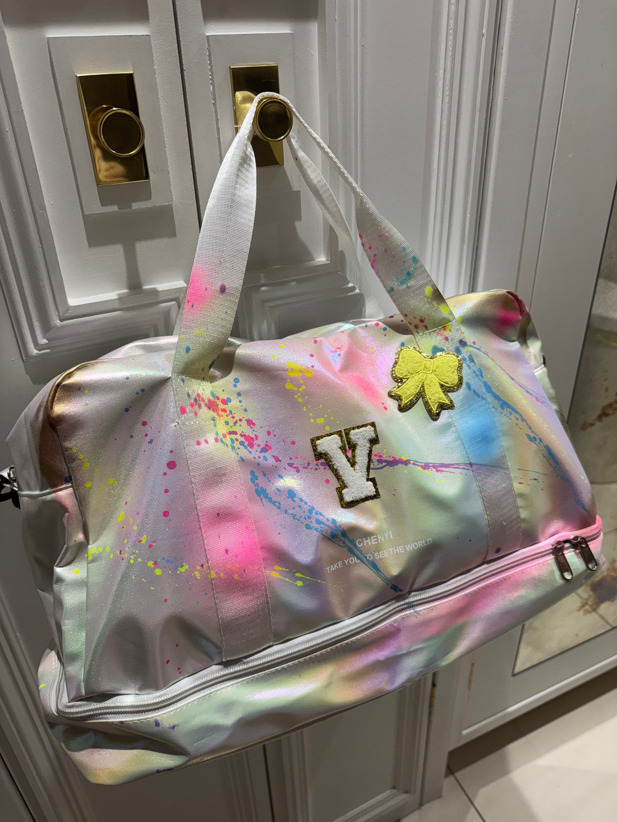 Personalised holdalls 💛🎀