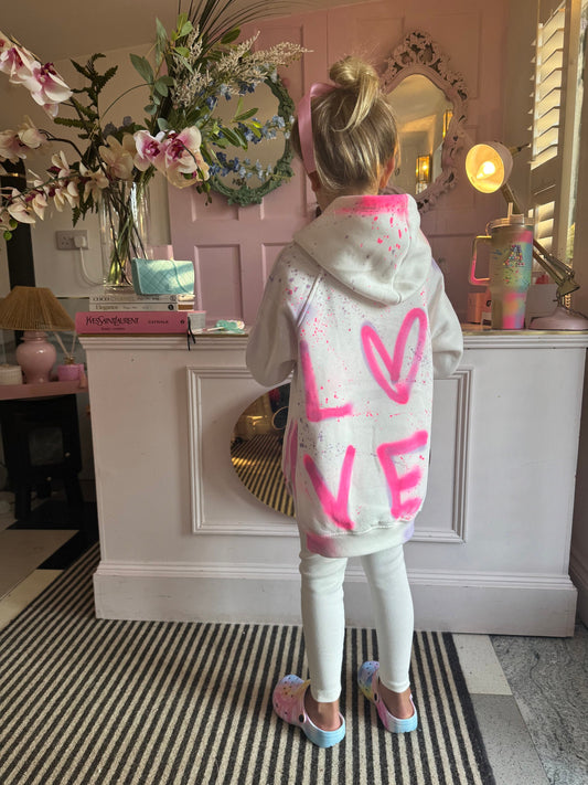 Kids oversized hoodie & leggings 💗