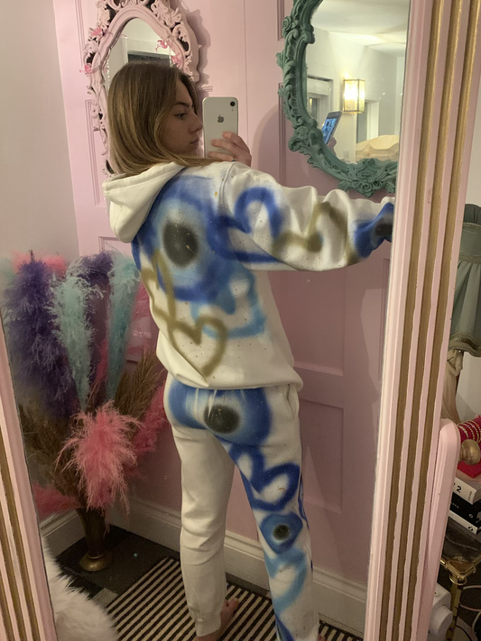 Evil eye Graffiti tracksuit ✌🏽💙😍🧿