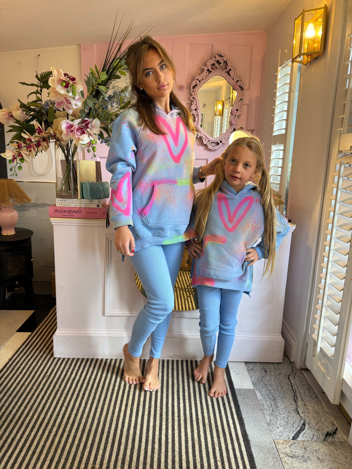 Children’s blue hoodie set 💘
