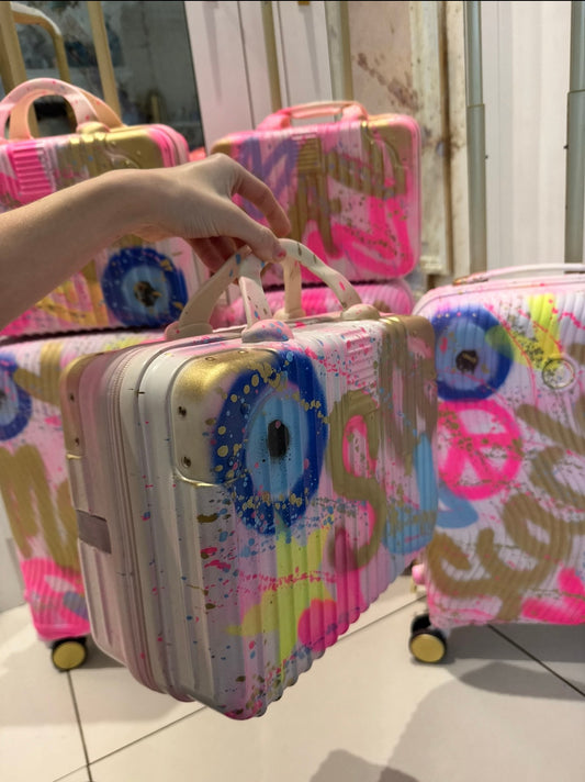 Grafiti Hand luggage & vanity case 💗