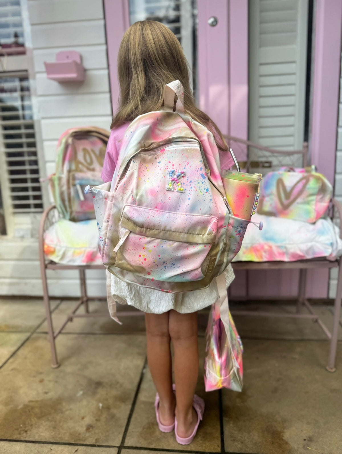 Personalised rucksack 💗✨💕💘🎀 ( initials ) max 3 letters