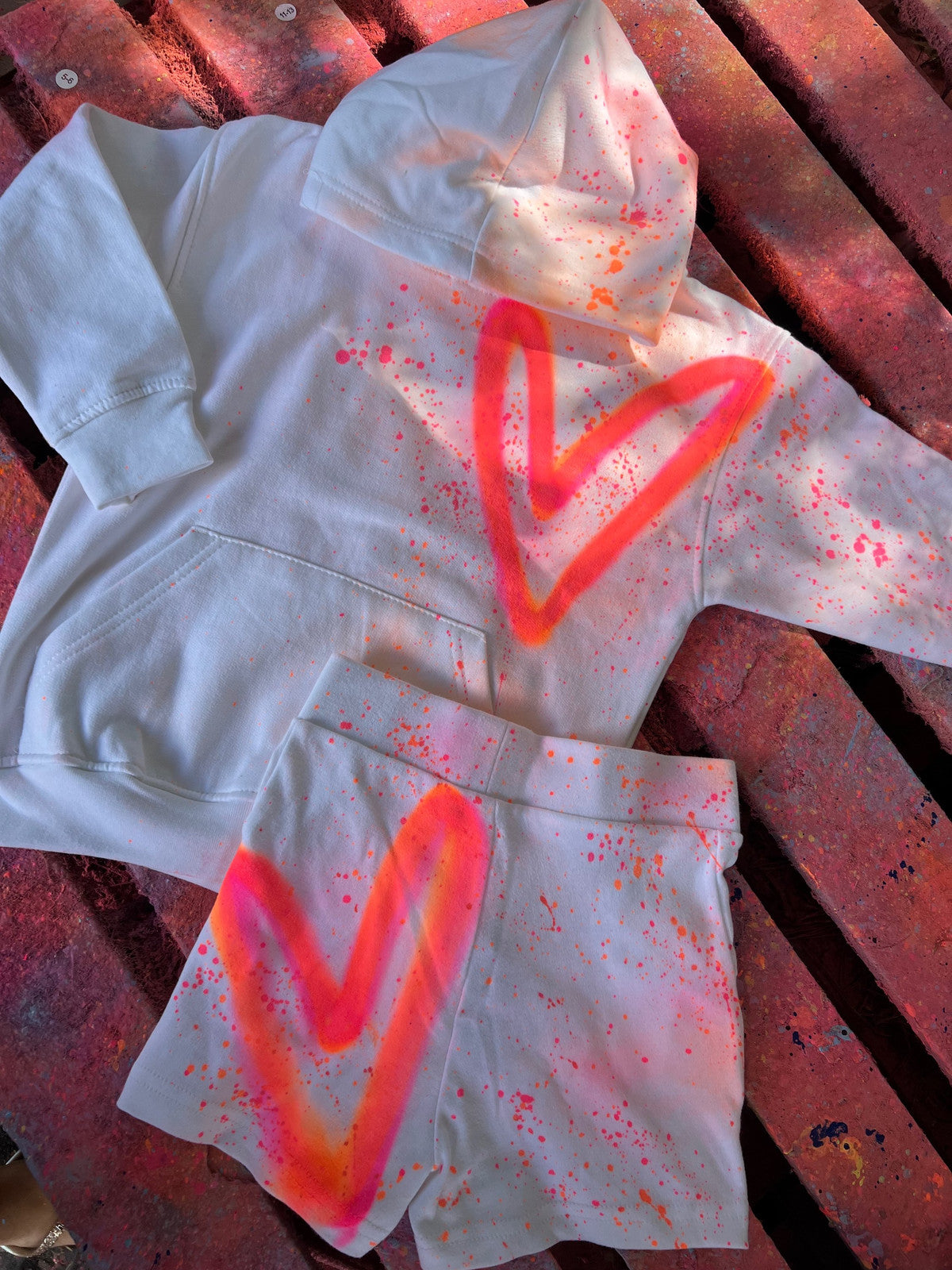 Kids shorts sets 🧡💖