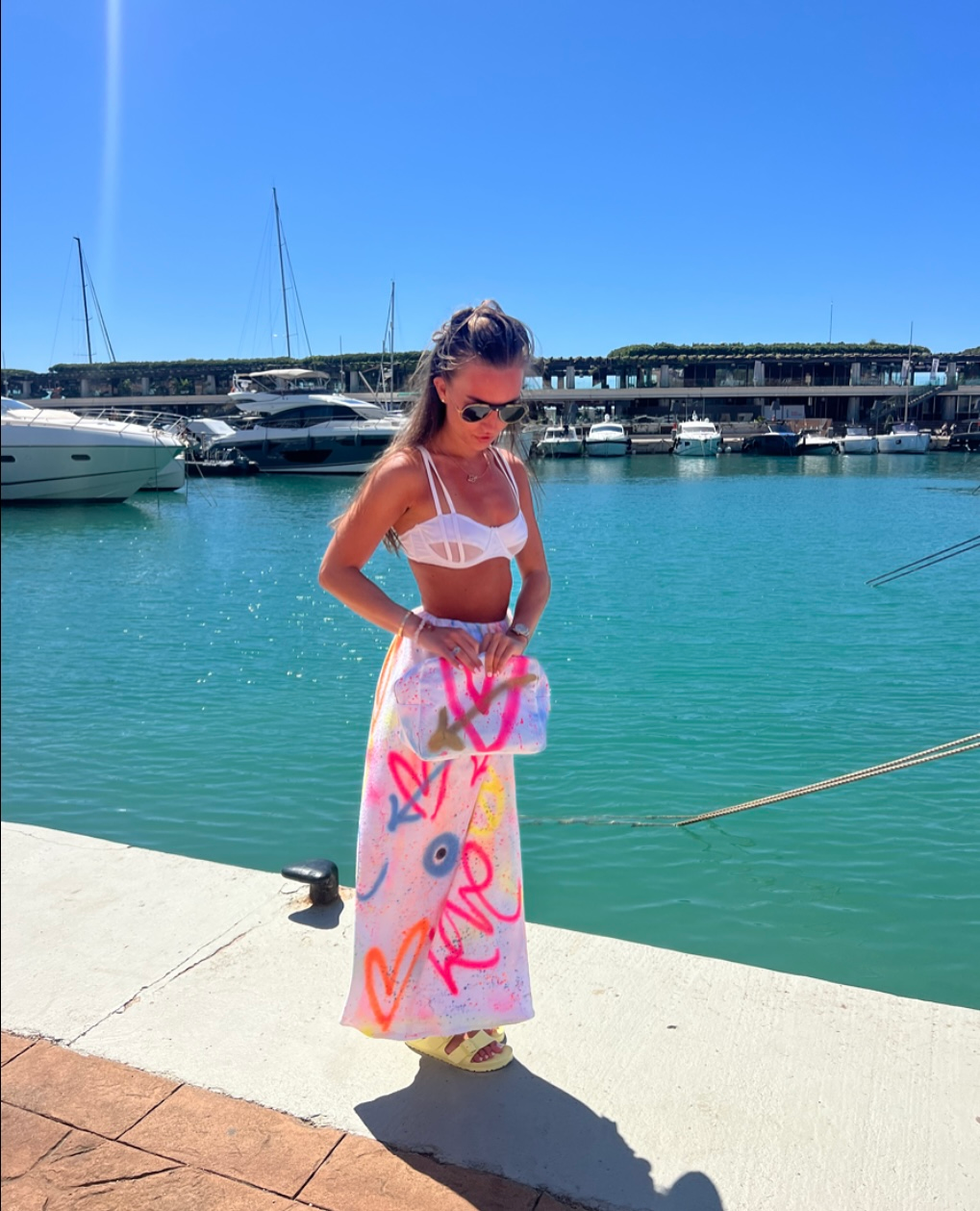 Terry toweling spray skirt 💖✨🌏🌈🌴